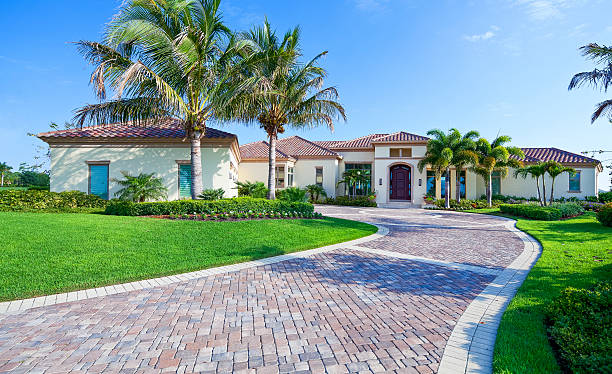 Driveway Stamping and Staining